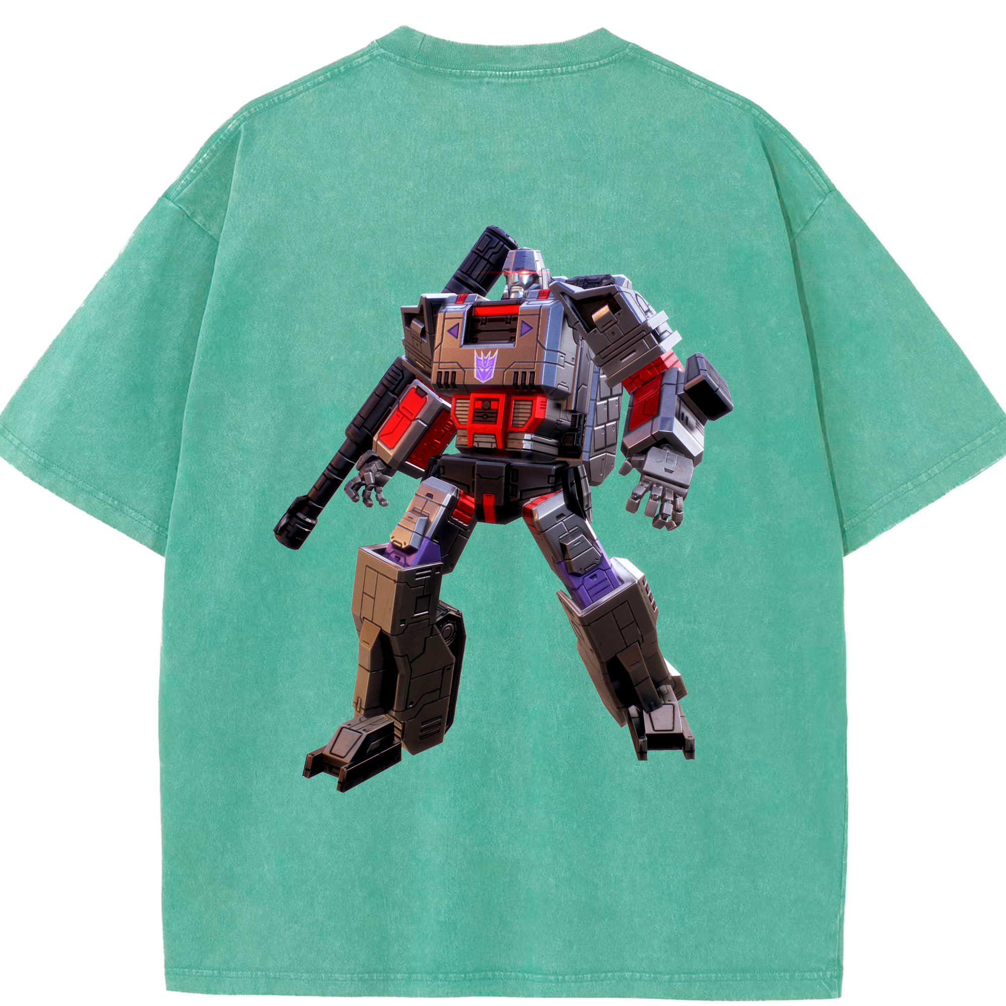 （画像用）  綿100% ヴィンテージ風 半袖Tシャツ（背面プリント）